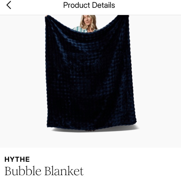 Hythe Bubble Blanket - Navy - Picture 5 of 6